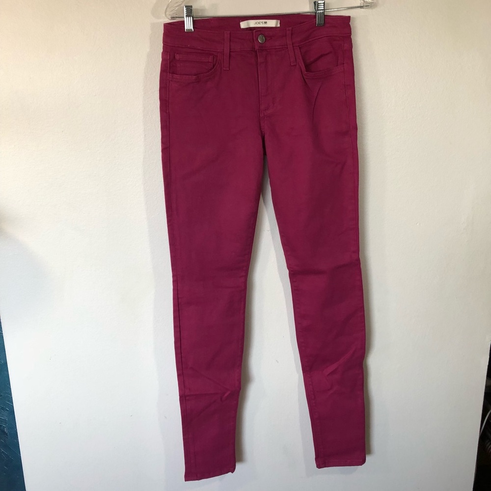 Joe's Jeans The Skinny jeans sz 30x 33 pink color